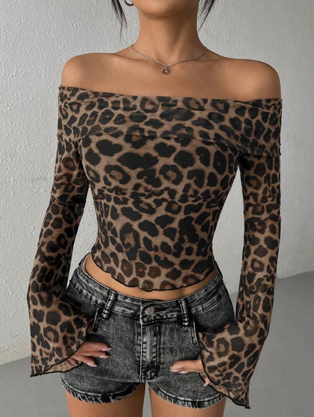 Maglietta leopardata