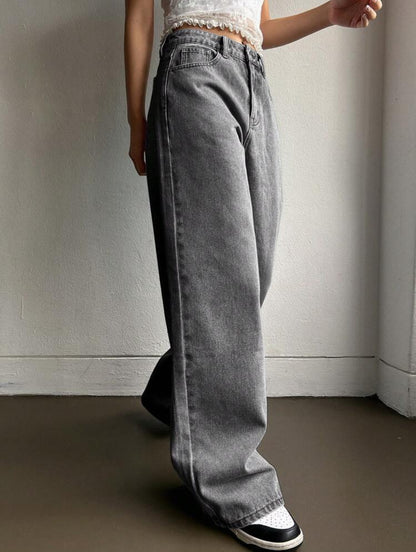 COZY Jeans con fiocco ricamato